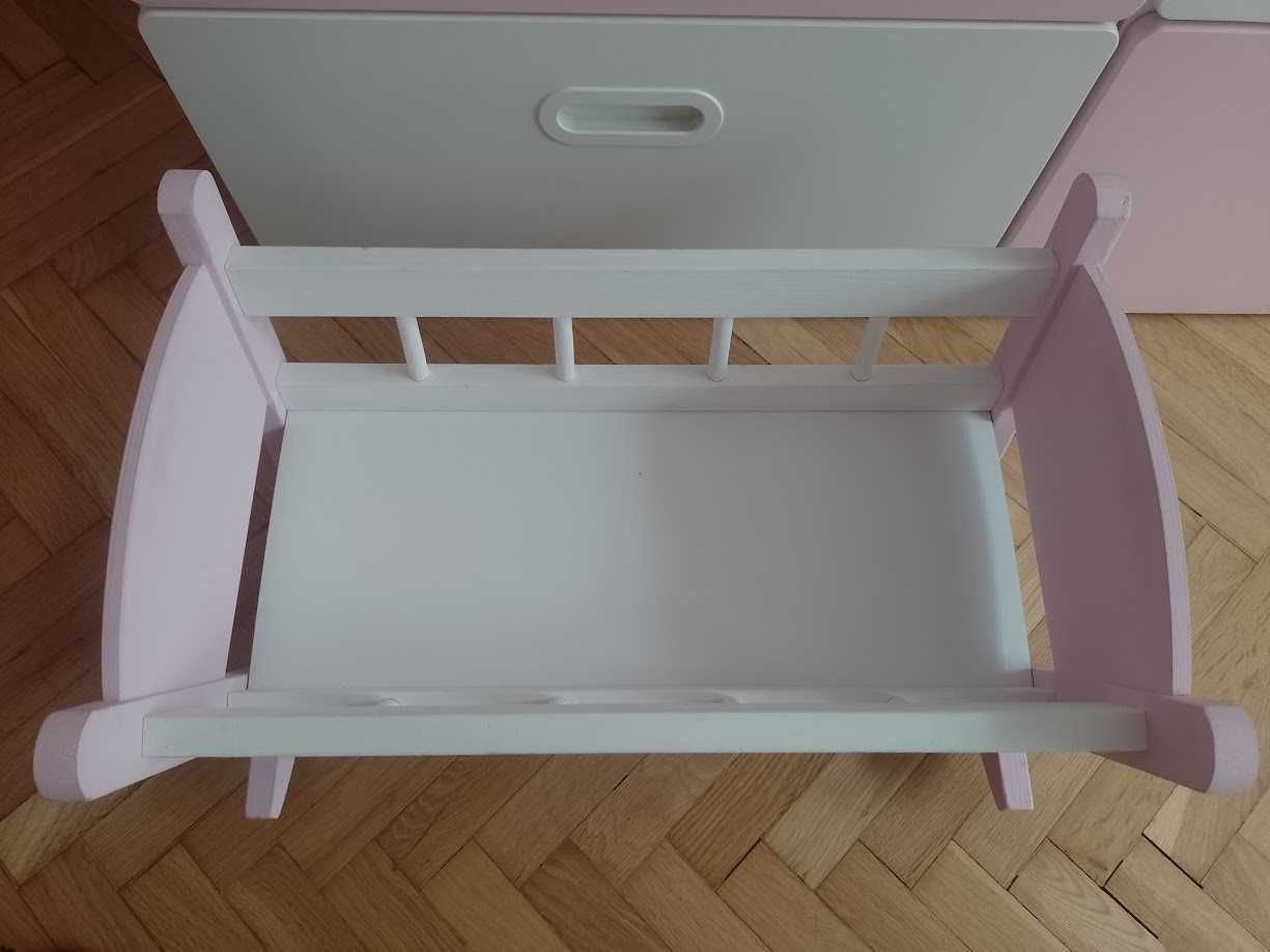 Kołyska drewniana dla lalek