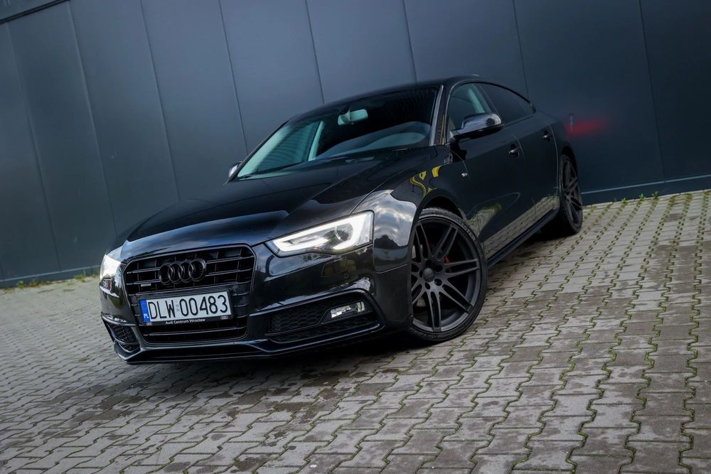 Audi A5 S Line#Quattro#Shadow Line#S-tronik#Serwis#Faktura#Cała w Oryginale