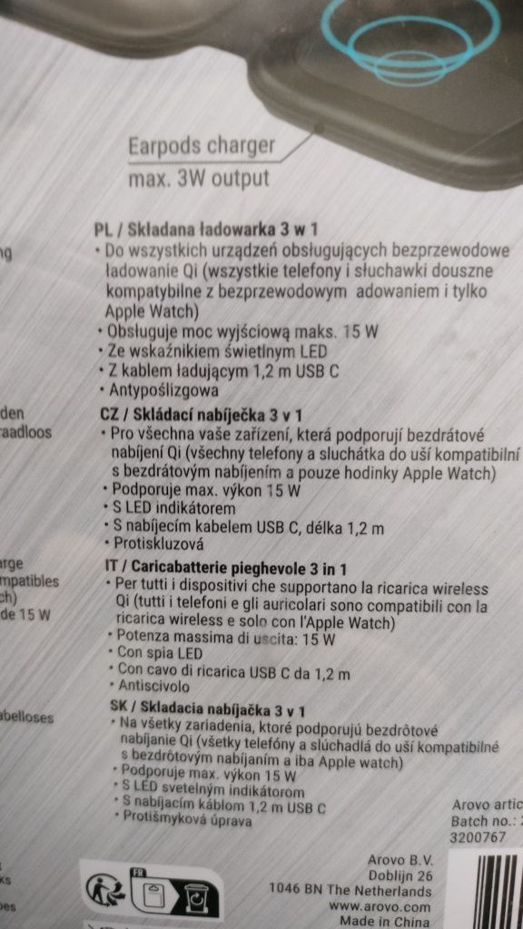 Ładowarka indukcyjna Re-load 3w1