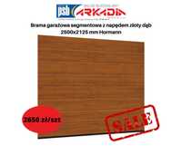 Brama Garażowa Segmentowa Hormann 2500x2125mm Isomatic ZŁOTY DĄB TANIO