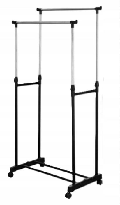 Smukee Wieszak na Ubrania Dwa drążki + Półka na buty

Wymiar: 81x39x15