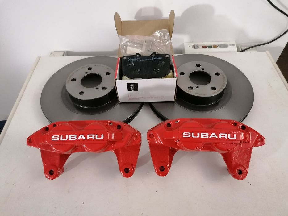 Zaciski przód 4-tłoczkowe Subaru Impreza Legacy Forester Outback Brz