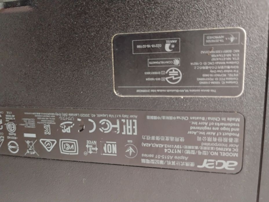 Laptop Acer aspire a515-51g-54tz
