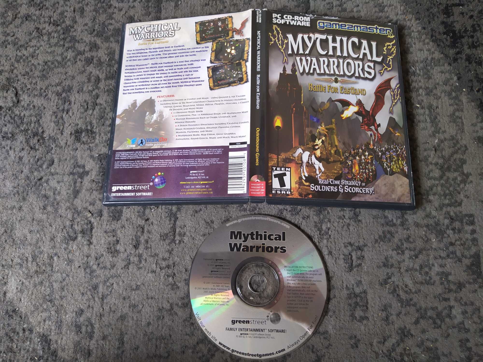 Mythical Warriors Battle for Eastland PC CD