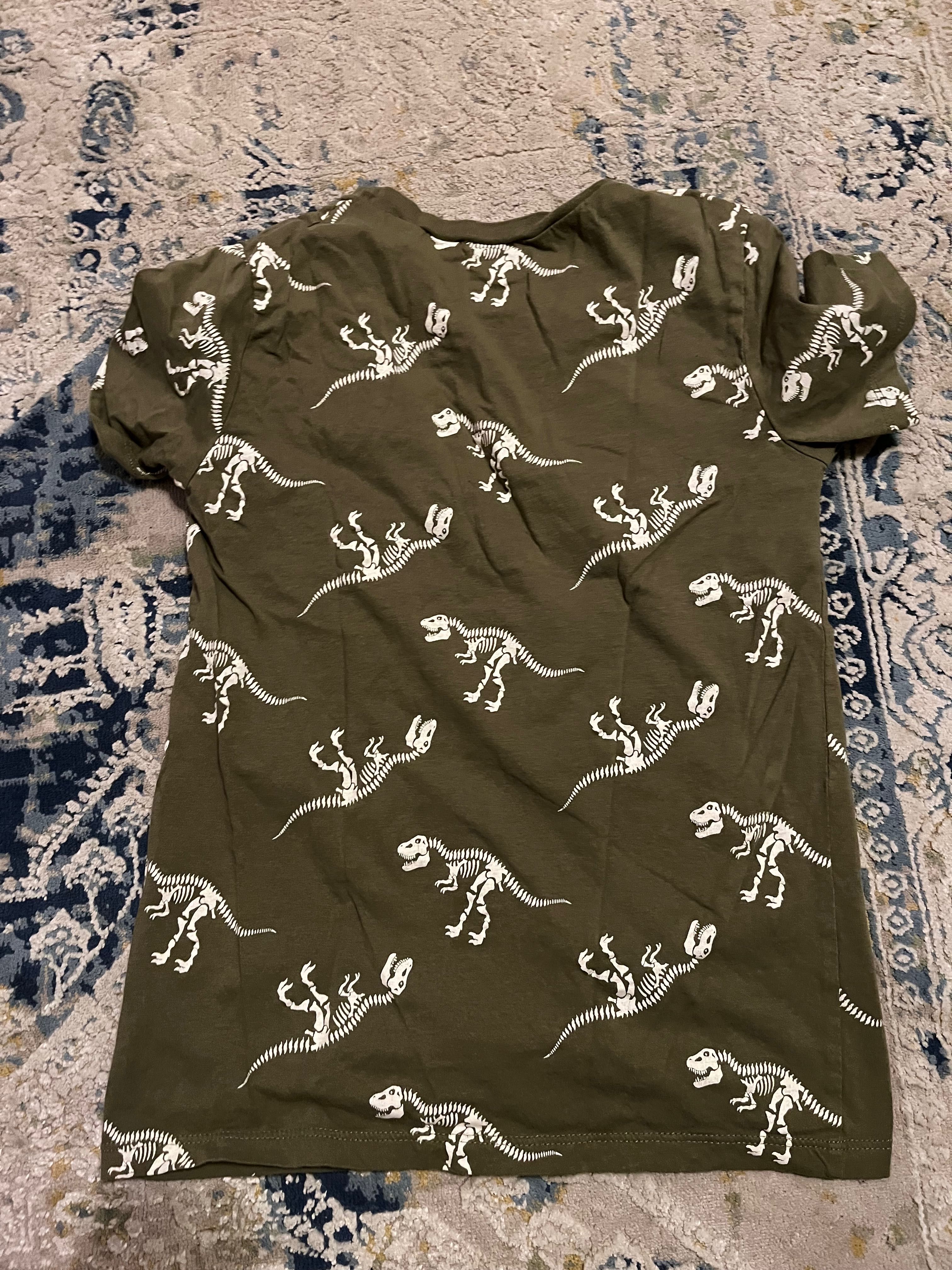 H&M koszulka t-shirt dinozaury 134/140