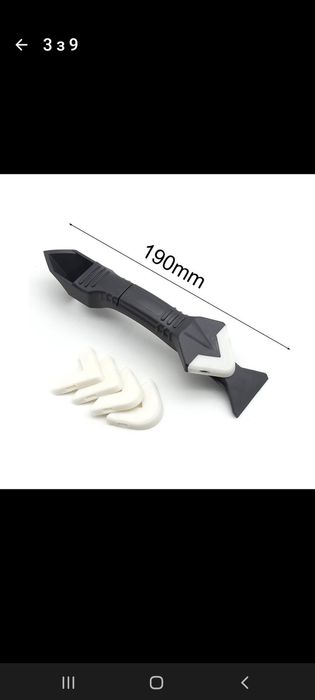 Силіконовий шпатель-скребок для герметика