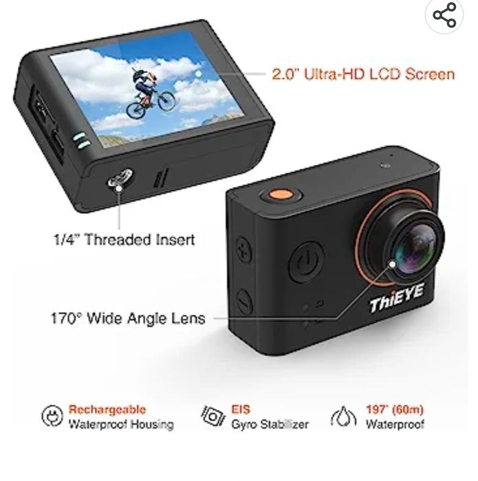 Екшн-камера ThiEYE T3 Black