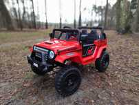 Auto Na Akumulator Jeep 4x4 Dla Dziecka - Pilot - Miękkie koła