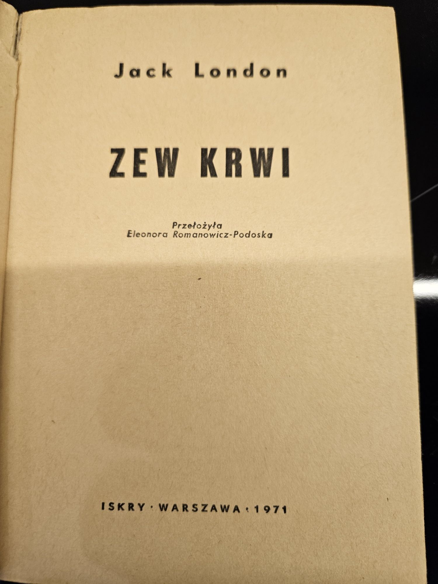 Zew Krwi książka