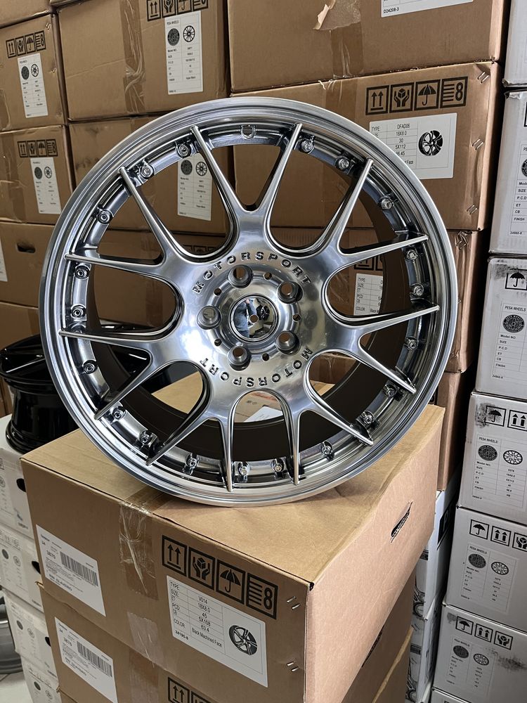 Jantes 18” 5x112 Novas Estilo BBS Motorsport