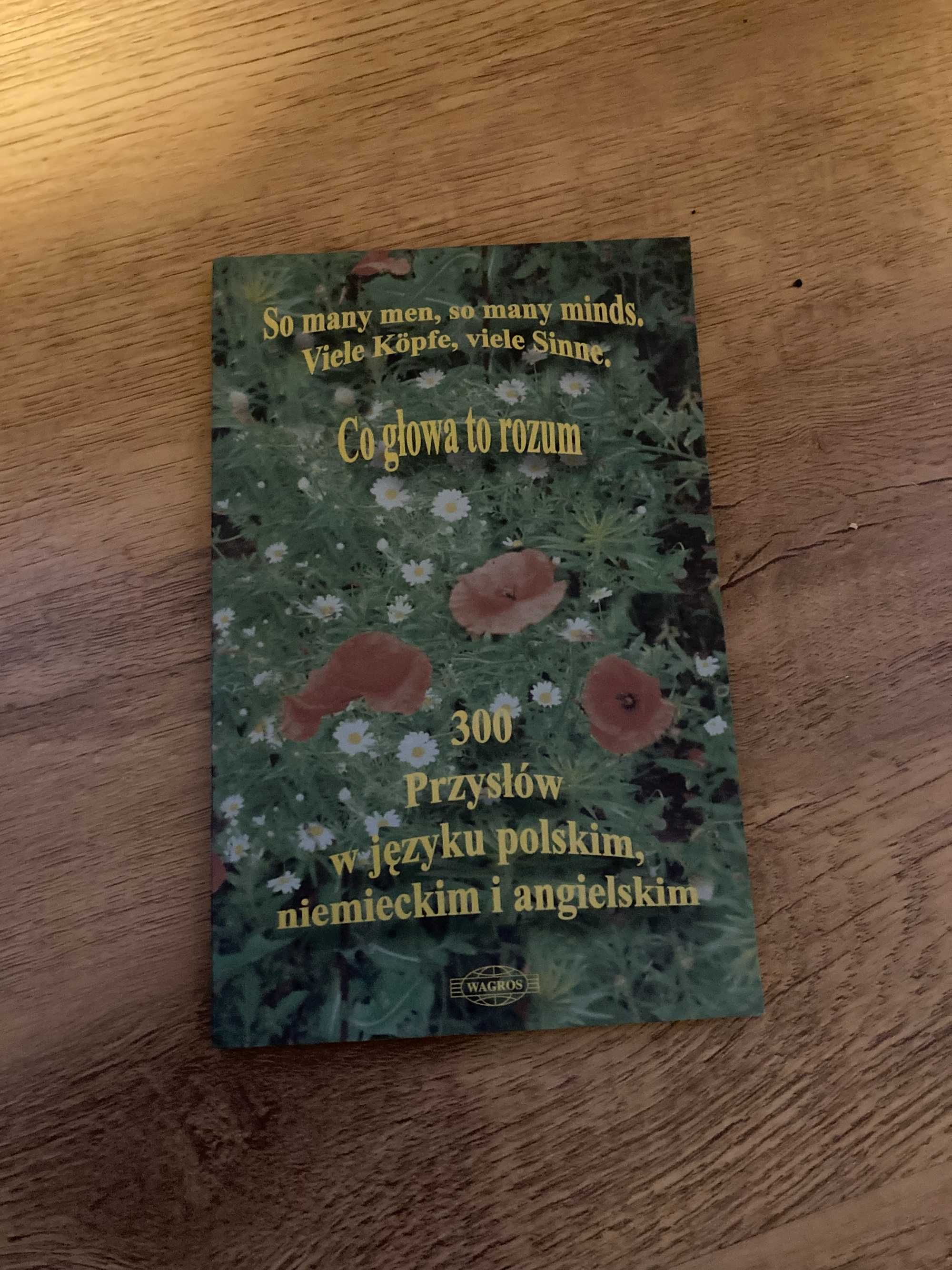 książka Co głowa to rozum -300 przysłów w j. polskim, niem. i ang.