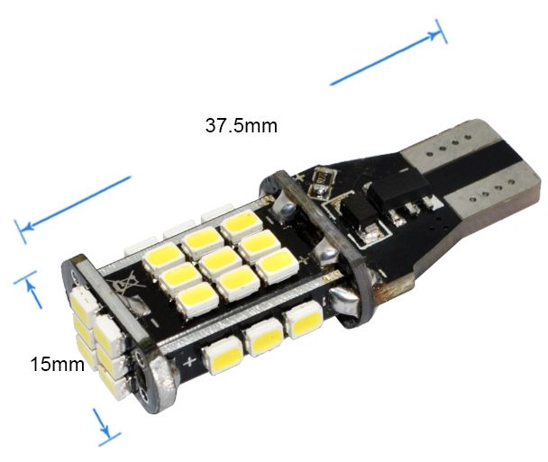 W16W LED Einparts Sklep Żarówki COFANIA WSTECZNE 30x SMD