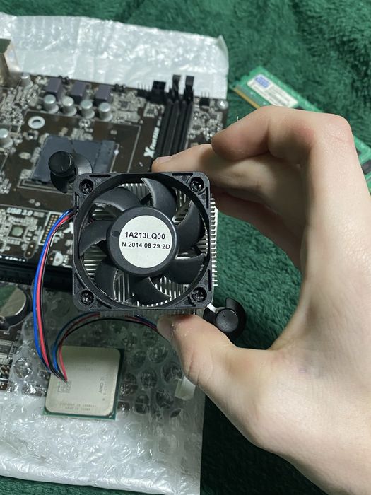 Zestaw płyta główna procesor ram chłodzenie