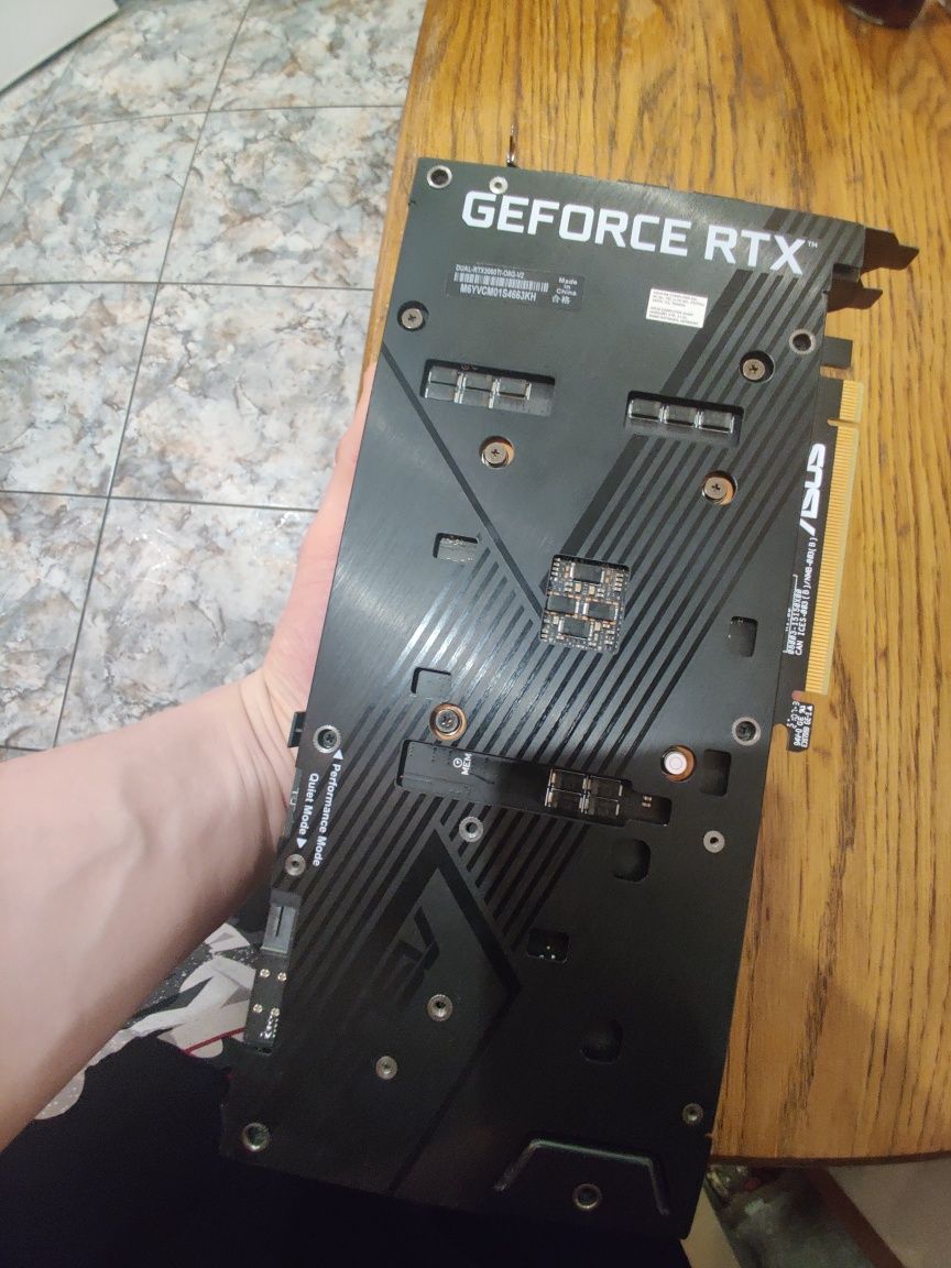 Asus RTX 3060ti dual LHR (не mini!) На укр гаранти