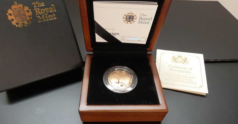 2012 Libra Ouro Proof c/ Caixa e Certificado