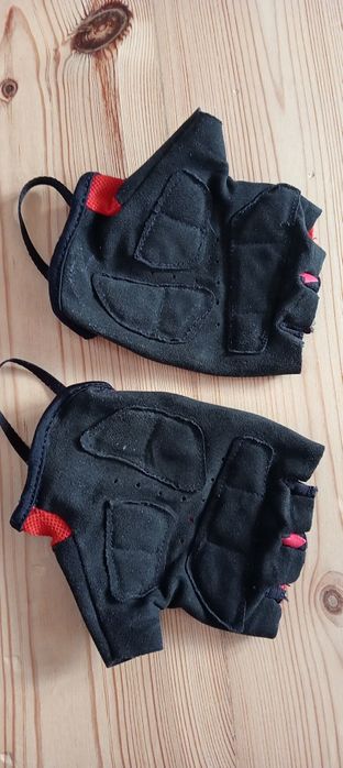 Rękawiczki rowerowe btwin Decathlon dla dziecka 4-7 lat