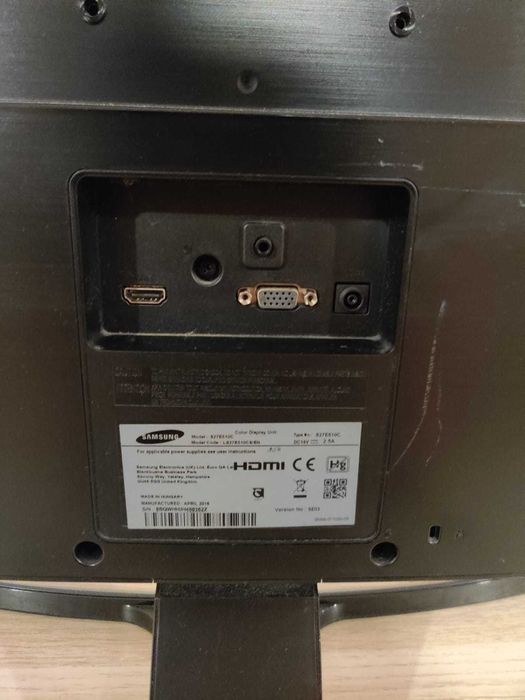 Monitor Curvo Samsung  27'' S27E510C