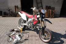 Wszystkie części HONDA CRF 450 na 490 głowica cylinder rama koła