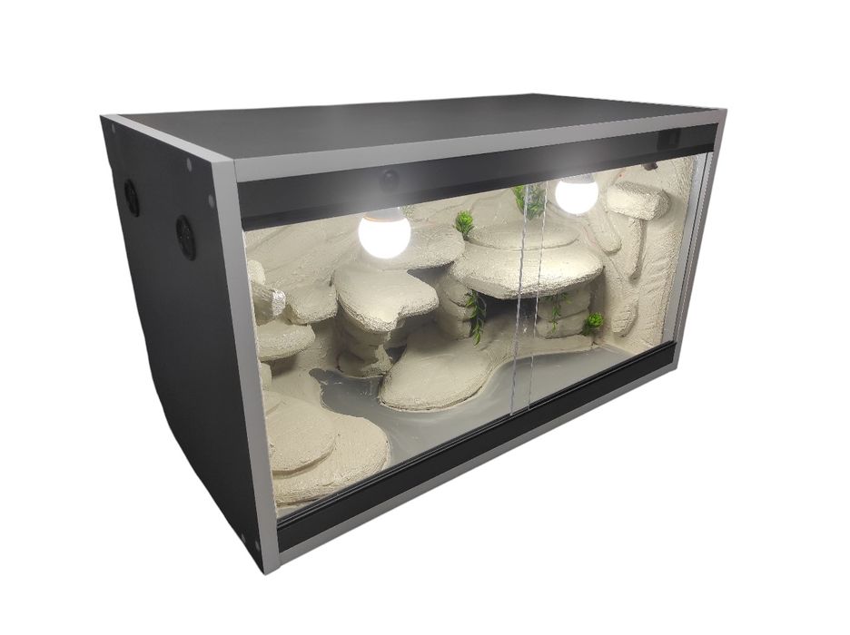 Terrarium 80x45x40cm gekon jaszczurka