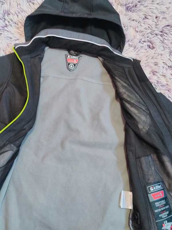 Killtec level 3 kurtka przeciwdeszczowa Softshell ocieplana roz 164