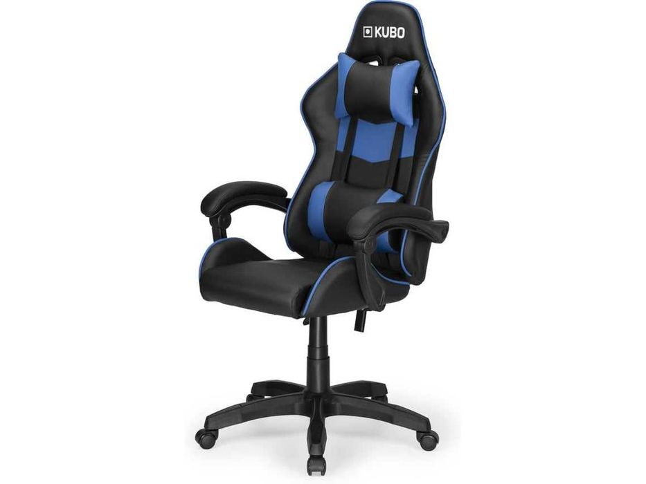 Cadeira Gaming KUBO Azul (Até 130 kg - Elevador a Gás Classe 3)