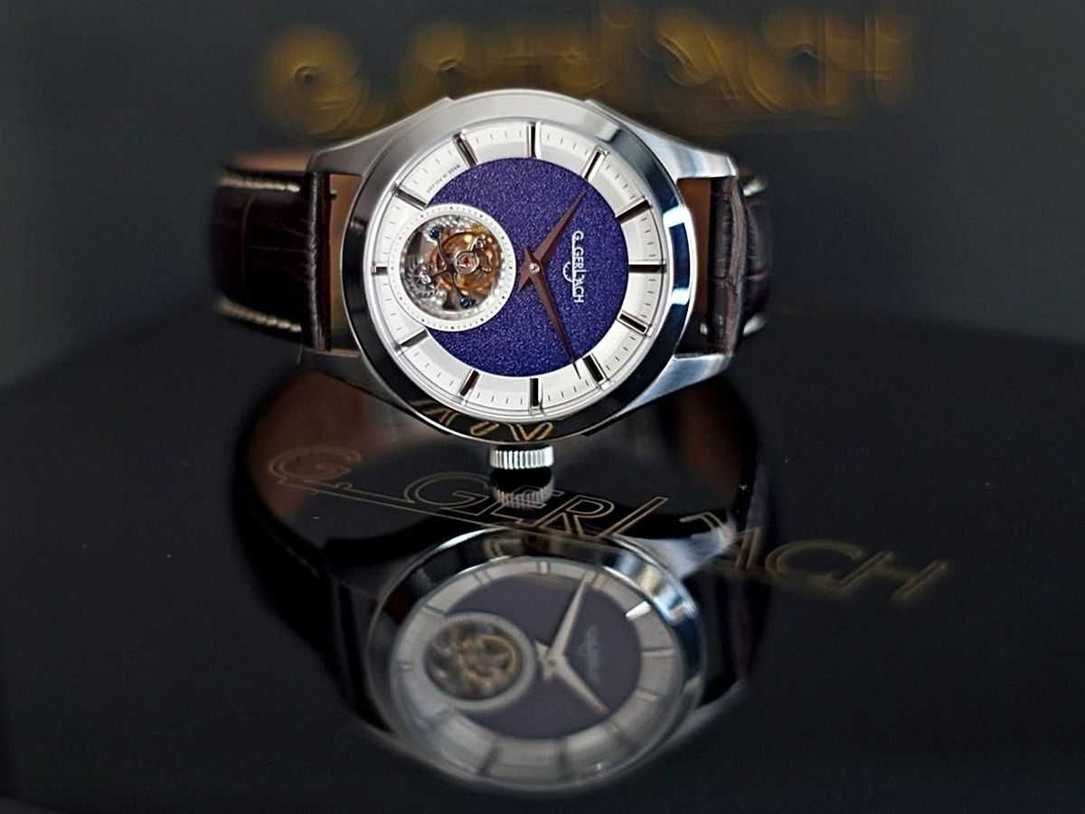 Zegarek męski marsz. Józef Piłsudski tourbillion. G.Gerlach NOWY.