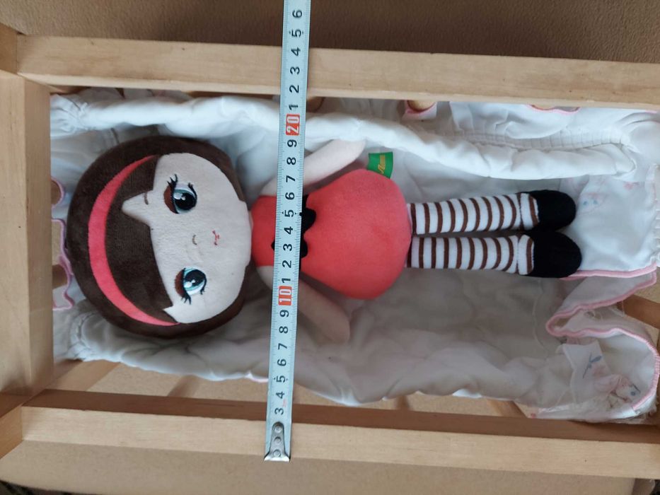 Ліжко-колискова для ляльки, дерев'яне добротне