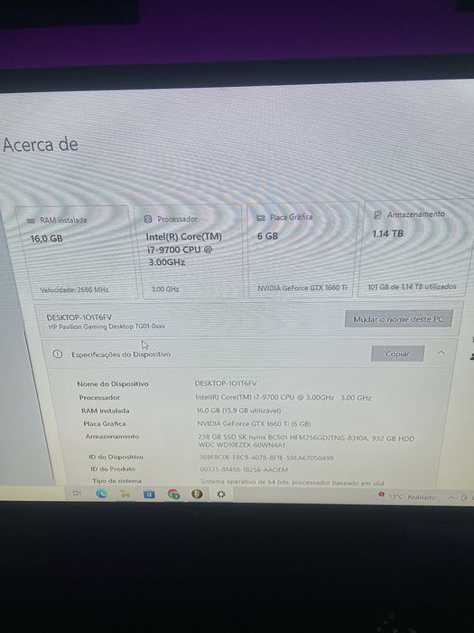 torre GAMING hp tg01