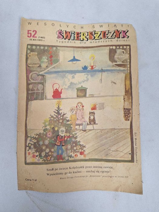 Świerszczyk Tygodnik dla młodszych dzieci Nr 52 (1463) 23 XII 1973
