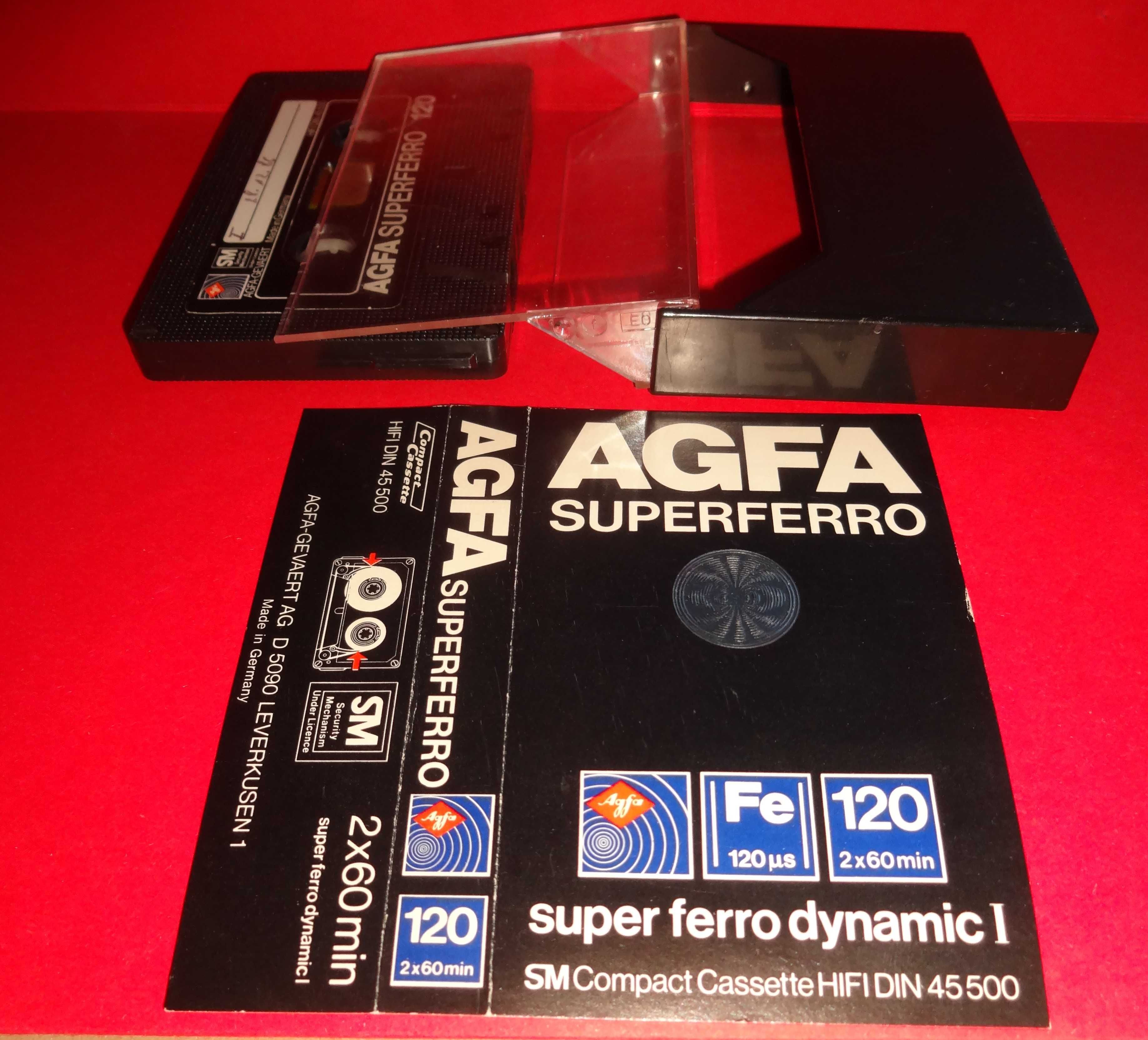 Agfa Supererro 120 - kaseta żelazowa z lat 1980 - 82, made in Germany