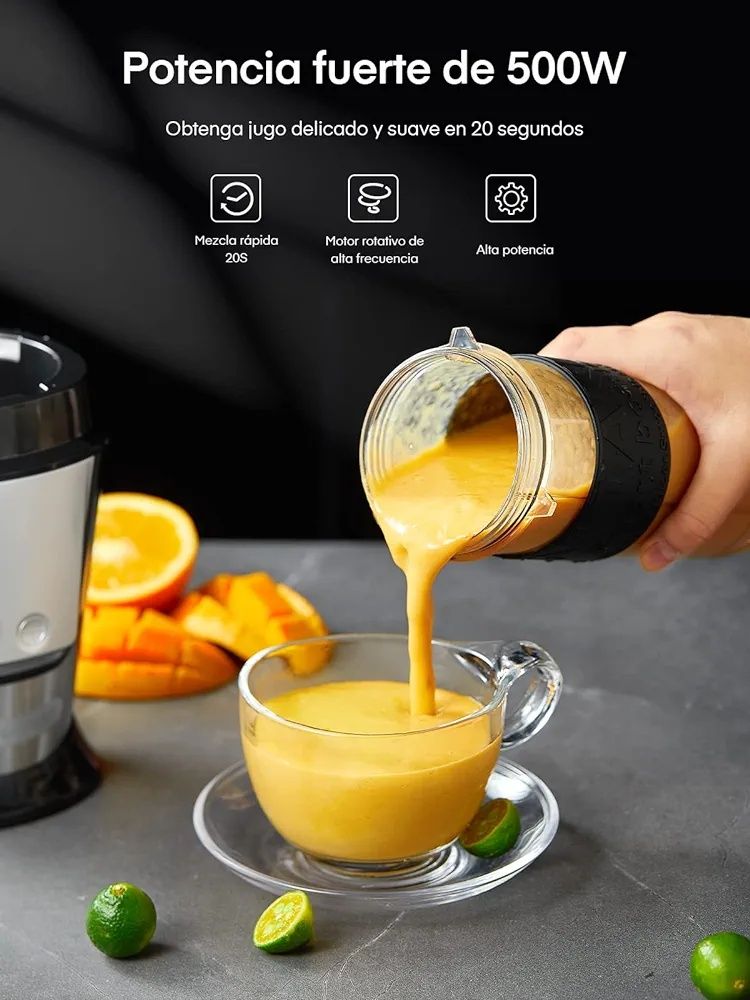 HOUSNAT Pojedynczy blender 3 w 1, wielofunkcyjny