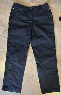 Czarne szerokie spodnie dżinsowe jeansy damskie S