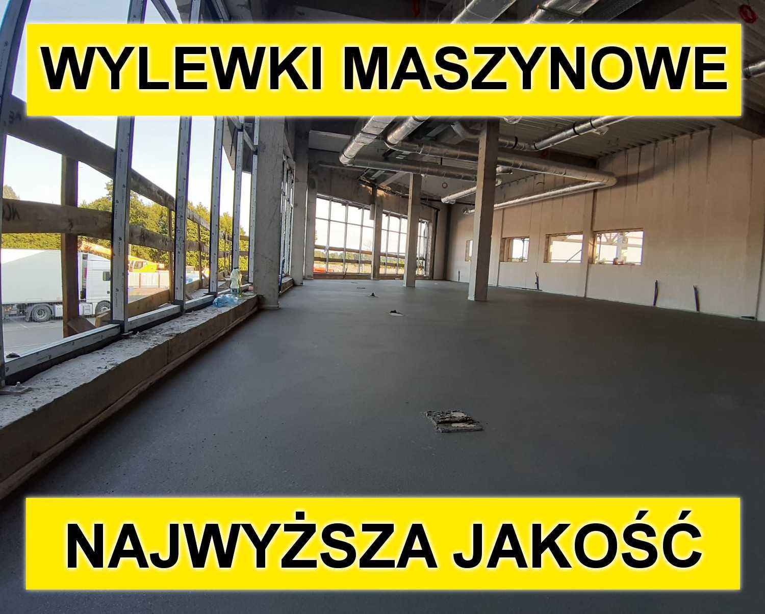 Wylewki maszynowe,  posadzki mixokretem, jastrych darmowy pomiar