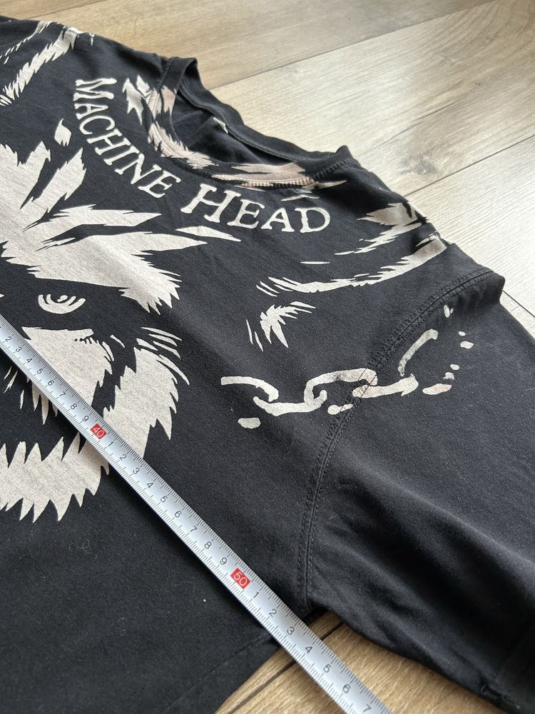 Koszulka Machine Head Unleash The Wolves TShirt L bawełna Vintage wilk