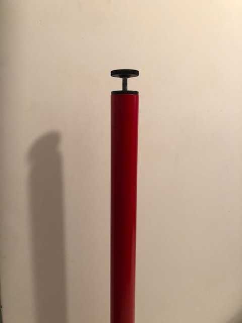 Stolik biurko HISSMON / ADILS - nerkowiec biały / czerwony