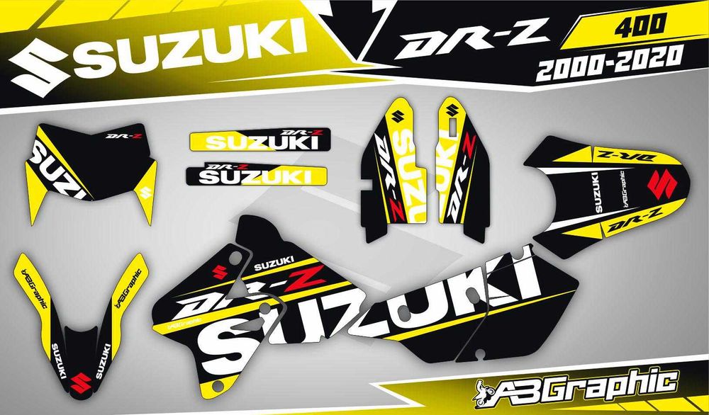 Наклейки Графіка Suzuki RM RMZ RMX DRZ DR 85 125 250 350 400 450 650