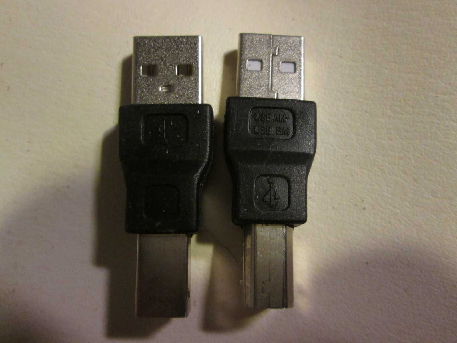 Переходник, адаптер USB (M)  - mini usb (M).