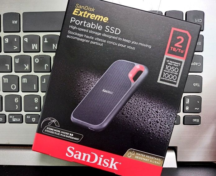 SSD SanDisk Extreme Portable 1Tb, 2Tb, 4Tb накопичувач, винчестер