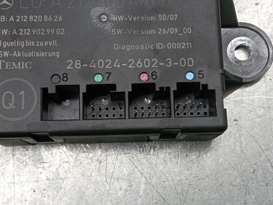 Módulo porta trás direito MERCEDES-BENZ Classe E (W212)