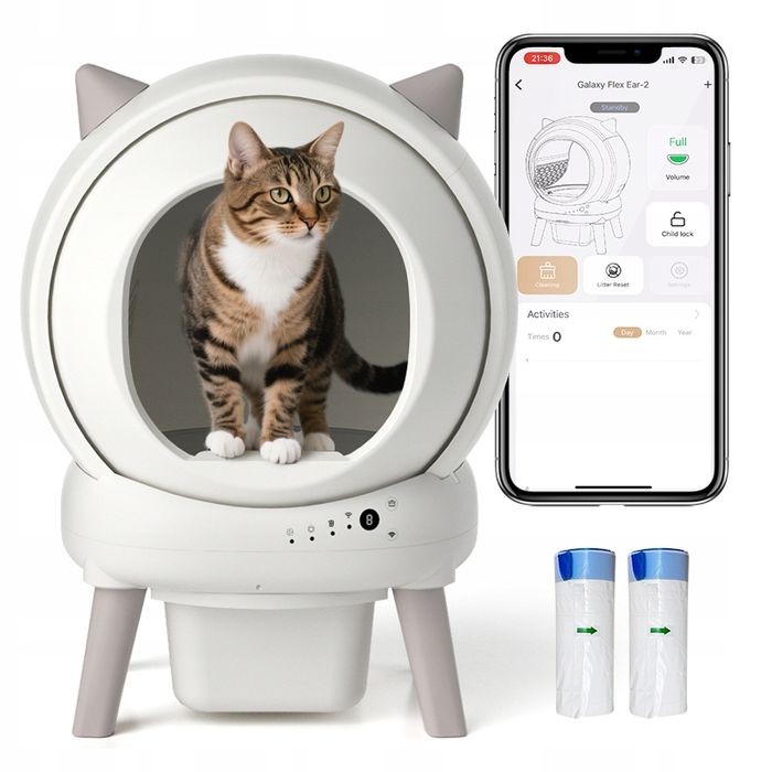 Samoczyszcząca automatyczna kuweta dla kota WIFI APLIKACJA KOSTOR NEKO