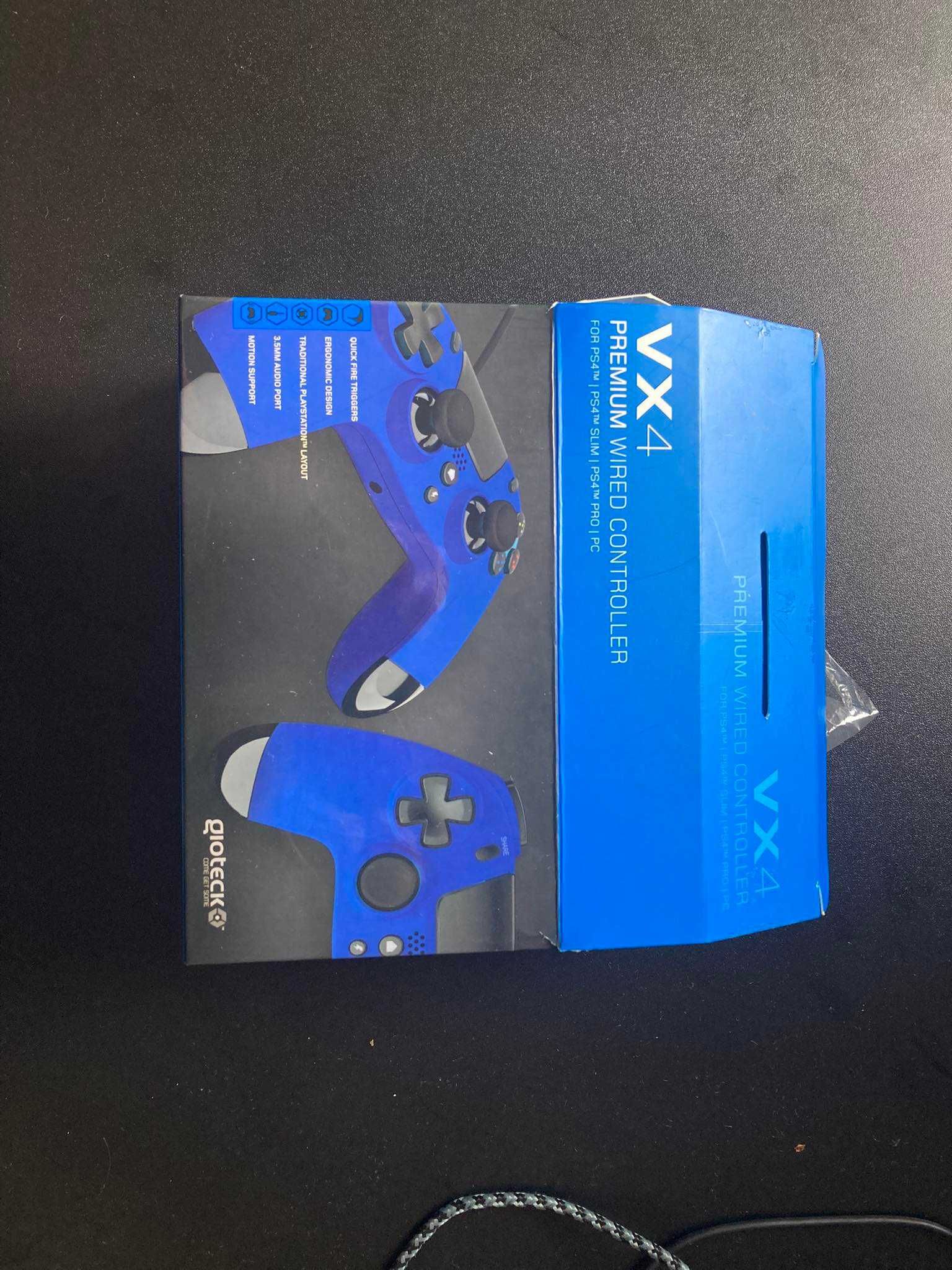 Pad niebieski PC/PS4 - Gioteck VX4 Controller NOWY