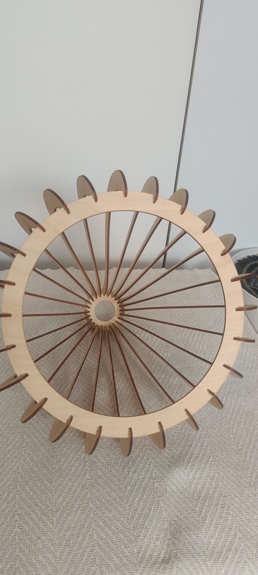 Abażur Boho drewniany sklejka