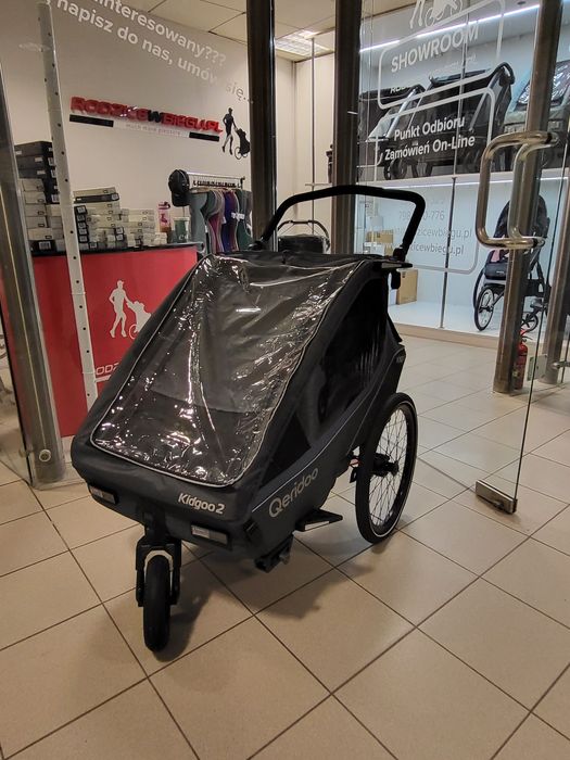 Qeridoo Kidgoo 2 wozek joggingowy przyczepka rowerowa