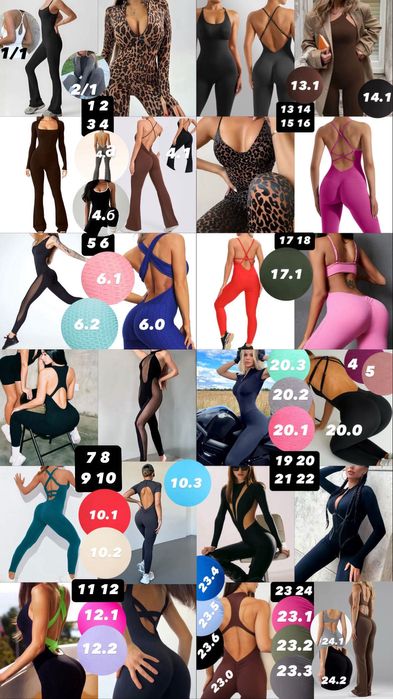 Спорт комбінезон лосинами пуш-ап відкритою спиною чорний шоколадний СМ