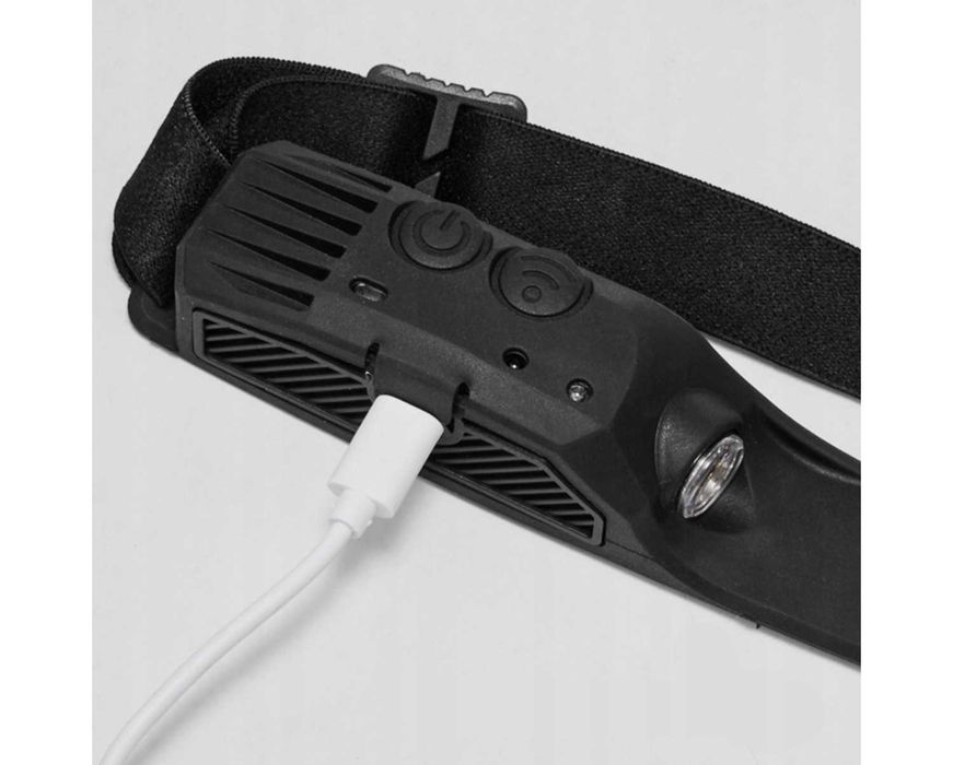 Latarka Czołowa Czołówka LED Akumulatorowa USB Czujnik Ruchu 5 Trybów