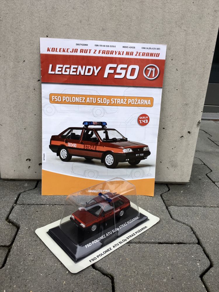 Czasopismo-Polonez ATU straż pożarna-auta PRL,model,autka,kolekcja