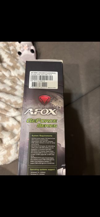 Karta graficzna AFOX GeForce RTX 3090, 24GB GDDR6X - NOWA ZAPLOMNOWANA