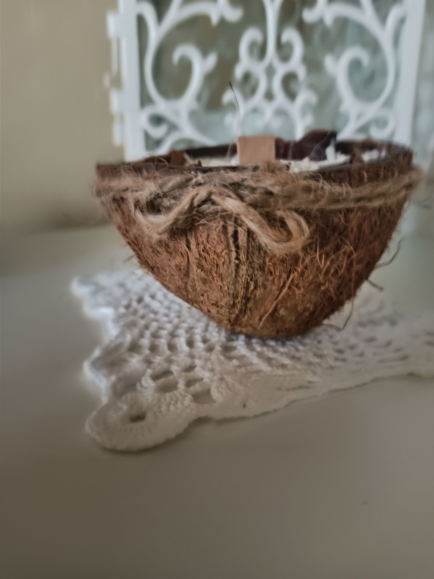 Świeca sojowa kokos