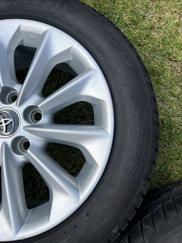 Komplet felgi 16 toyota corolla e21 + opony letnie nowe i zimowe