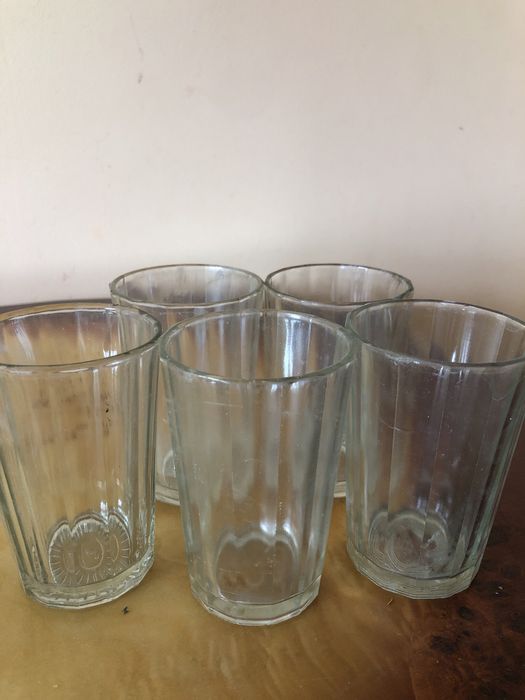 Стопки стакани гранчаки часів ссср радянського періоду скляні міцні